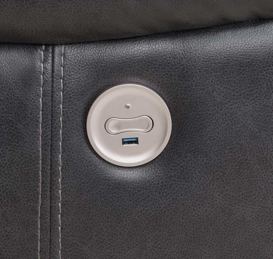 Sycamore - Upholstered Power Reclining Sectional Sofa by Coaster Fine Furniture | Bel Furniture