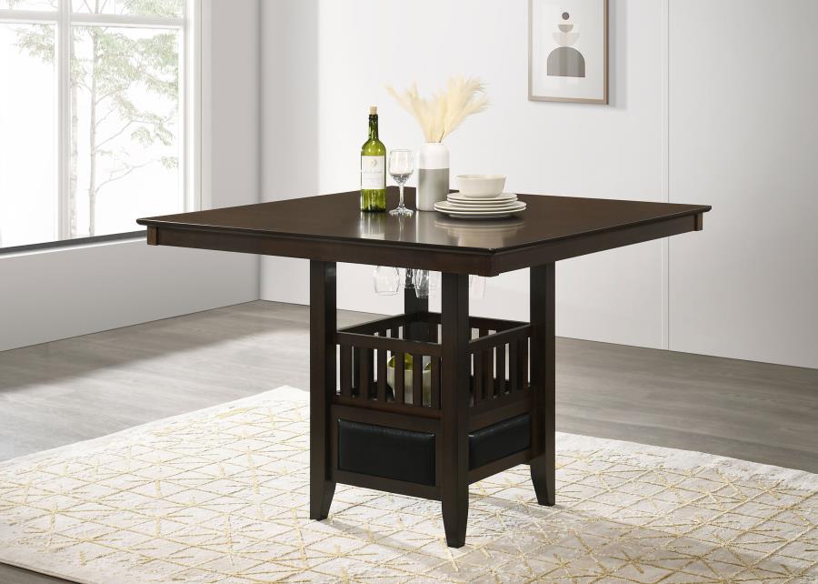 Jaden - Square Counter Height Dining Table - Espresso by CoasterEveryday | Bel Furniture