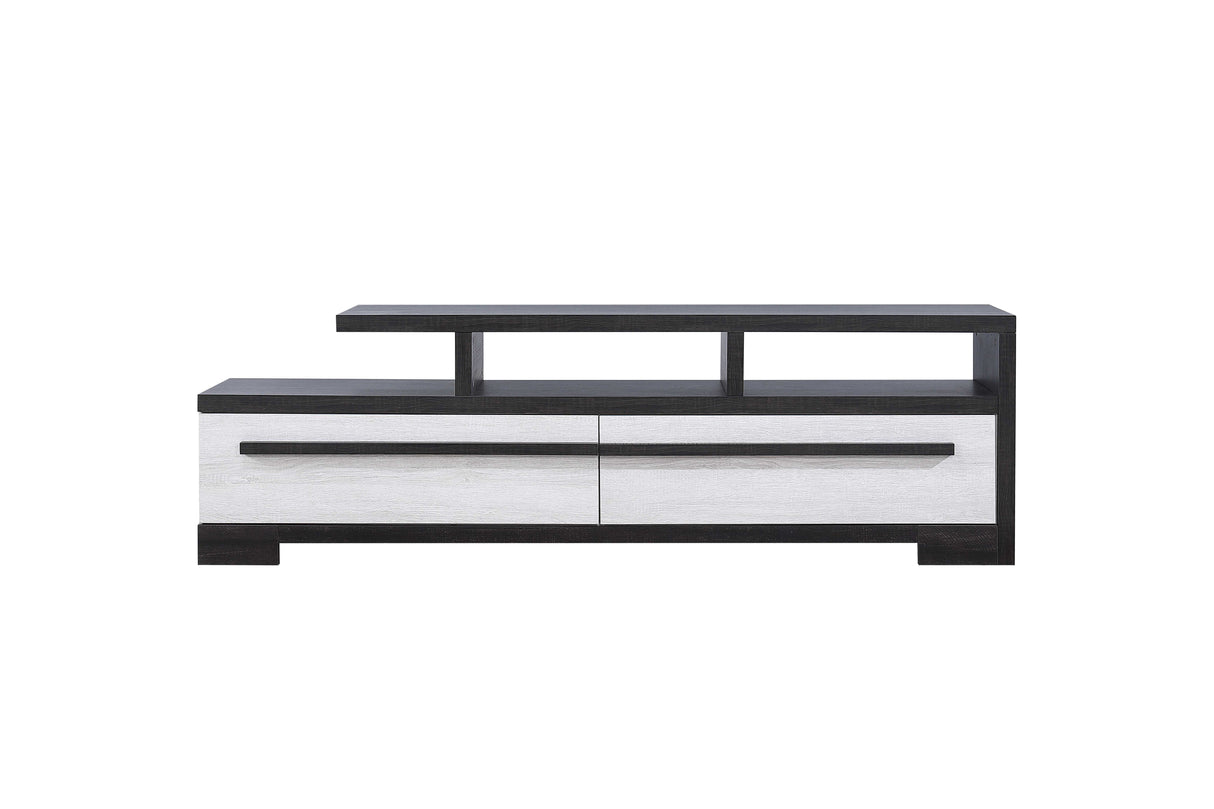 Remington - TV Stand - Black & White by Crown Mark | Bel Furniture