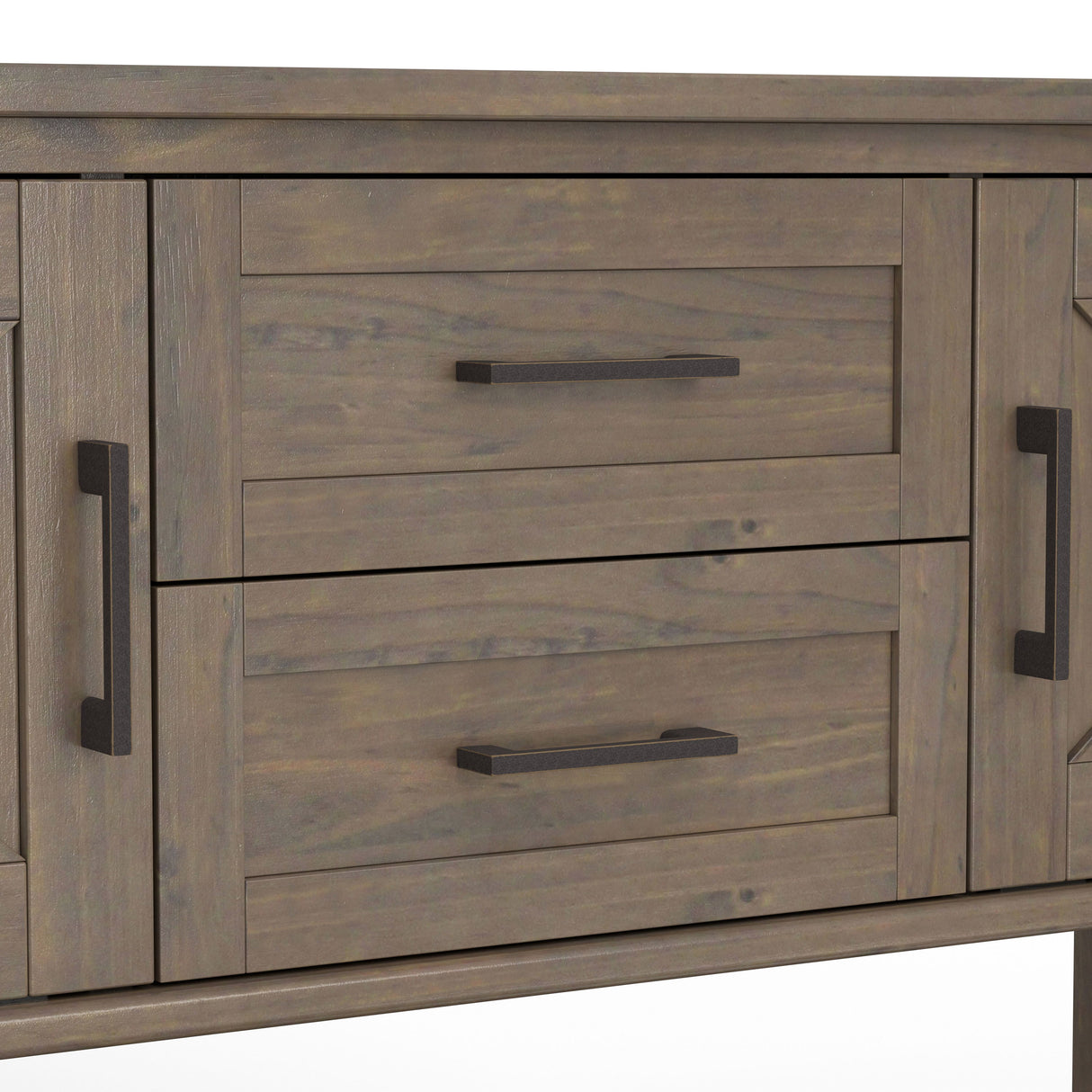 Ela - Console Table - Smoky Brown by Simpli-Home | Bel Furniture