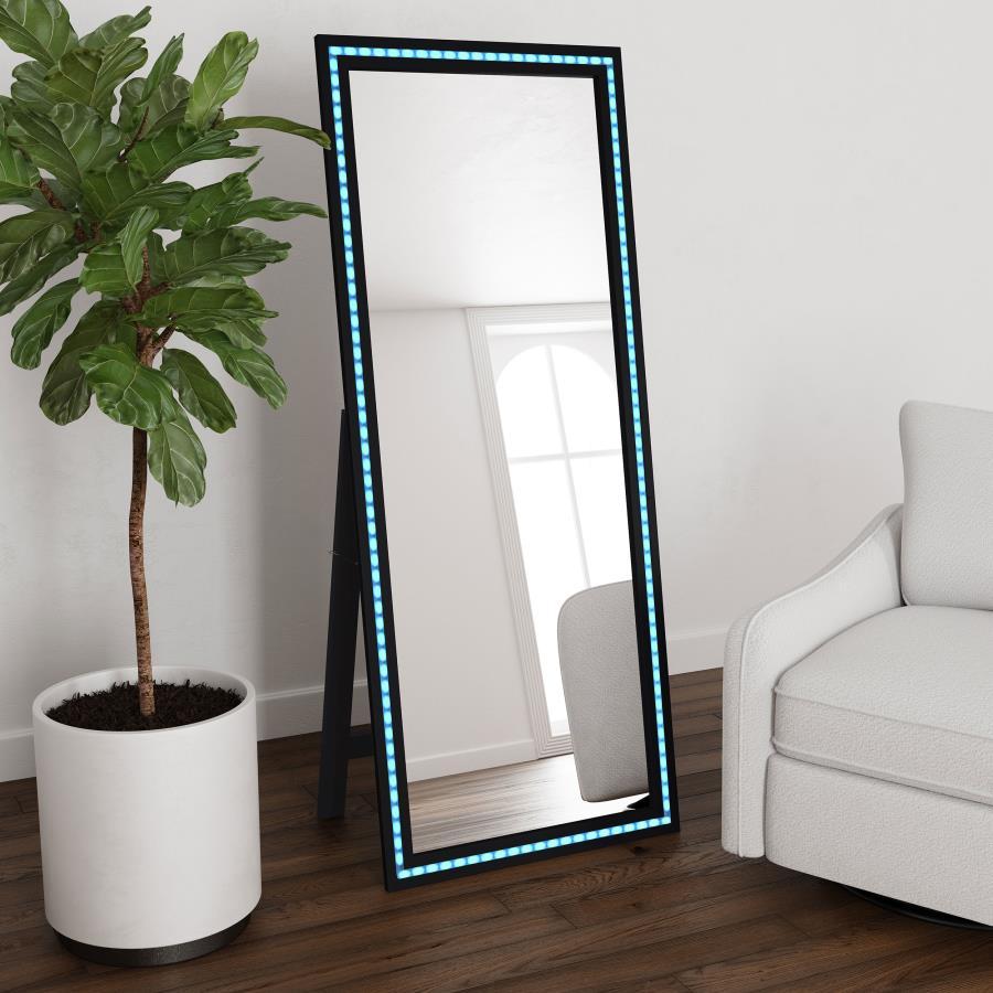 Windrose - Tempered LED Standing Mirror by Coaster Fine Furniture | Bel Furniture