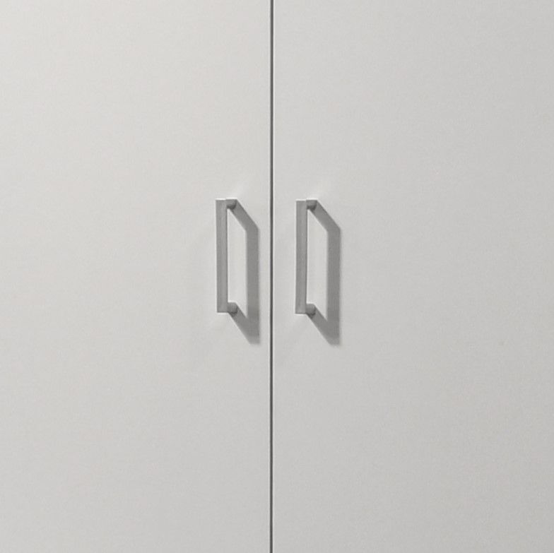 Alara - Height Simplistic Double Door Storage Cabinet - White