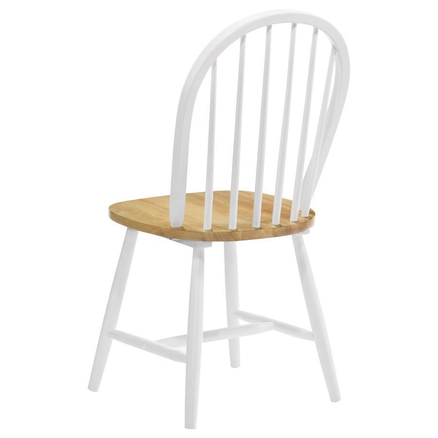 Cinder - Wood Dining Side Chair (Set of 4) - White by CoasterEveryday | Bel Furniture