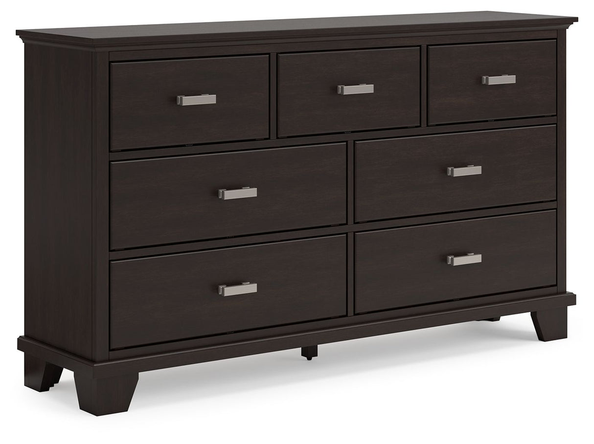 Covetown - Dark Brown - Dresser by Signature Design by Ashley® | Bel Furniture