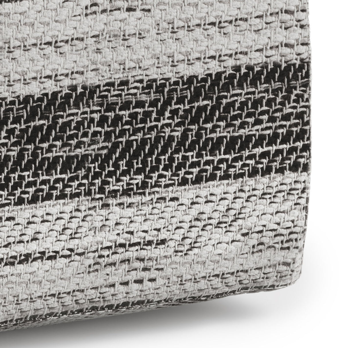 Clay - Square Pouf, Upholstered by Simpli-Home | Bel Furniture