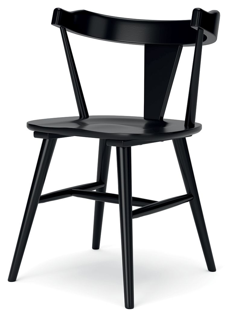Gretlynn - Black - Dining Room Side Chair (Set of 2) by Signature Design by Ashley® | Bel Furniture