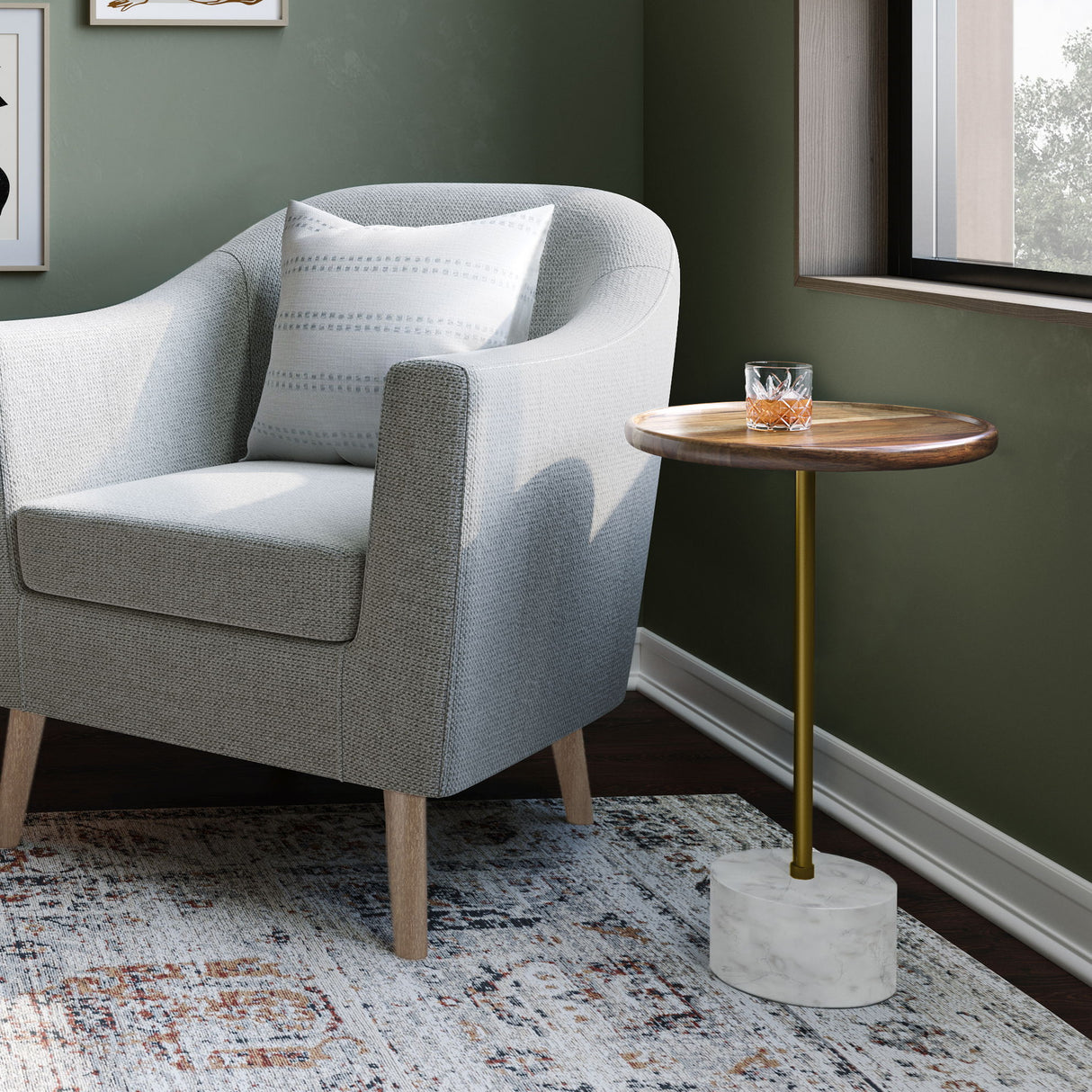 Becker - Side Table - Natural by Simpli-Home | Bel Furniture