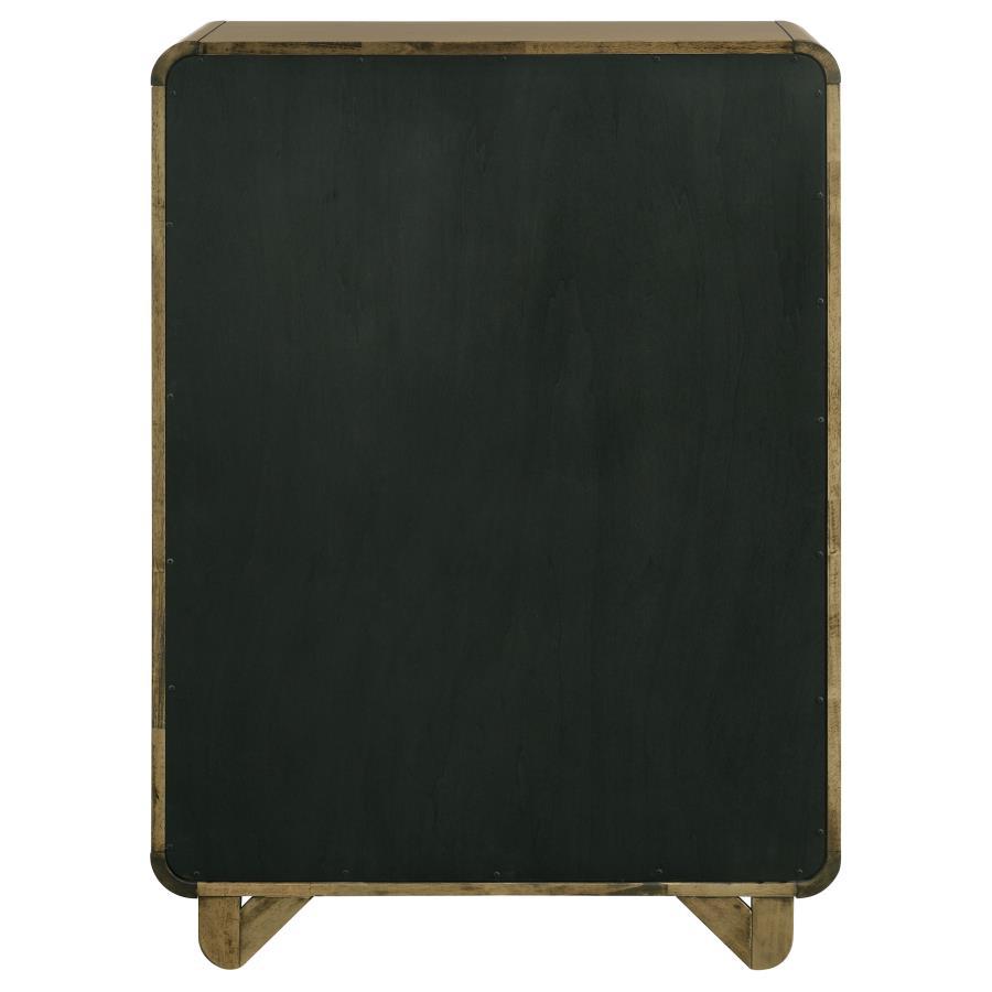 Amsbury - 5-Drawer Chest Of Drawers - Nutmeg by Coaster Fine Furniture | Bel Furniture