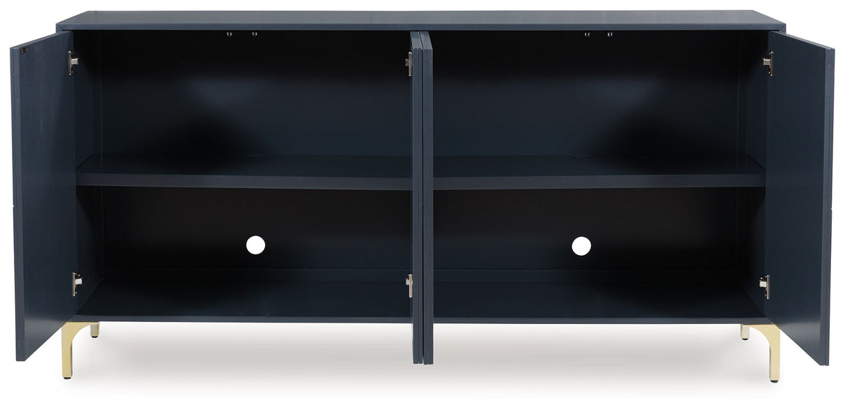 Loirwick - Dark Blue - Accent Cabinet by Signature Design by Ashley® | Bel Furniture
