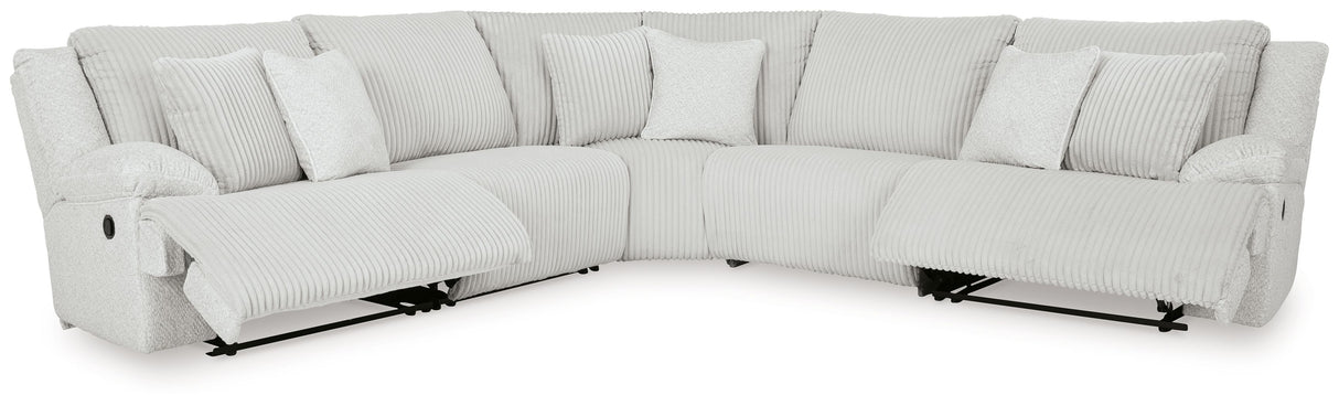 Top Tier - 5 Piece Reclining Sectional