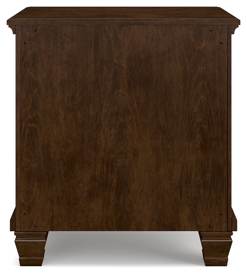 Danabrin - Brown - Two Drawer Nightstand by Signature Design by Ashley® | Bel Furniture