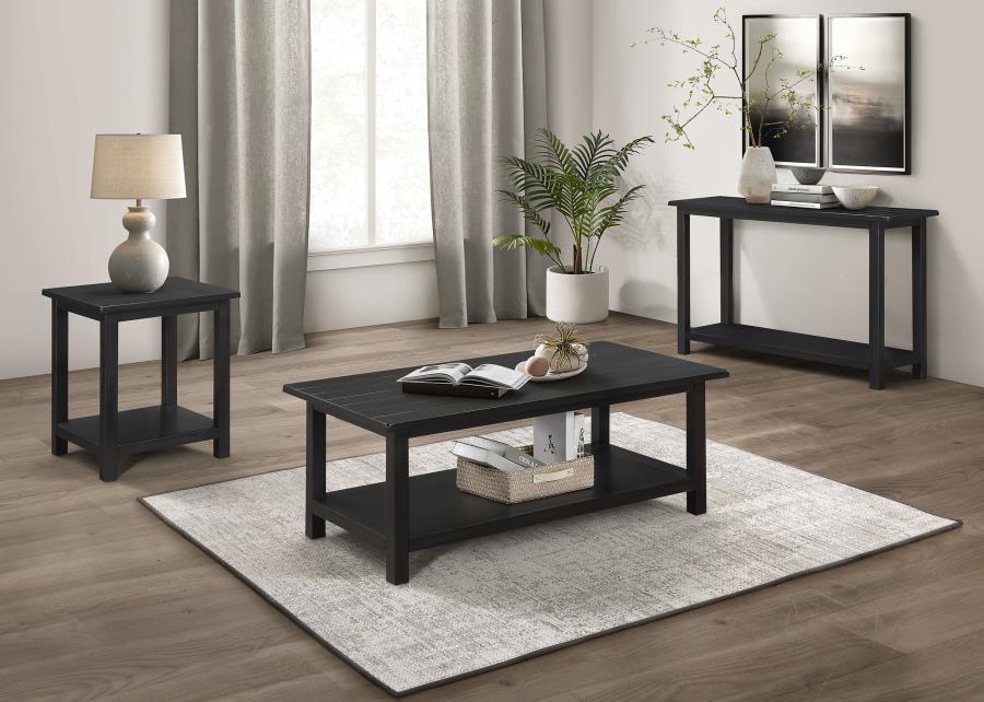 Payne - Wood Coffee Table with Shelf by Coaster Fine Furniture | Bel Furniture