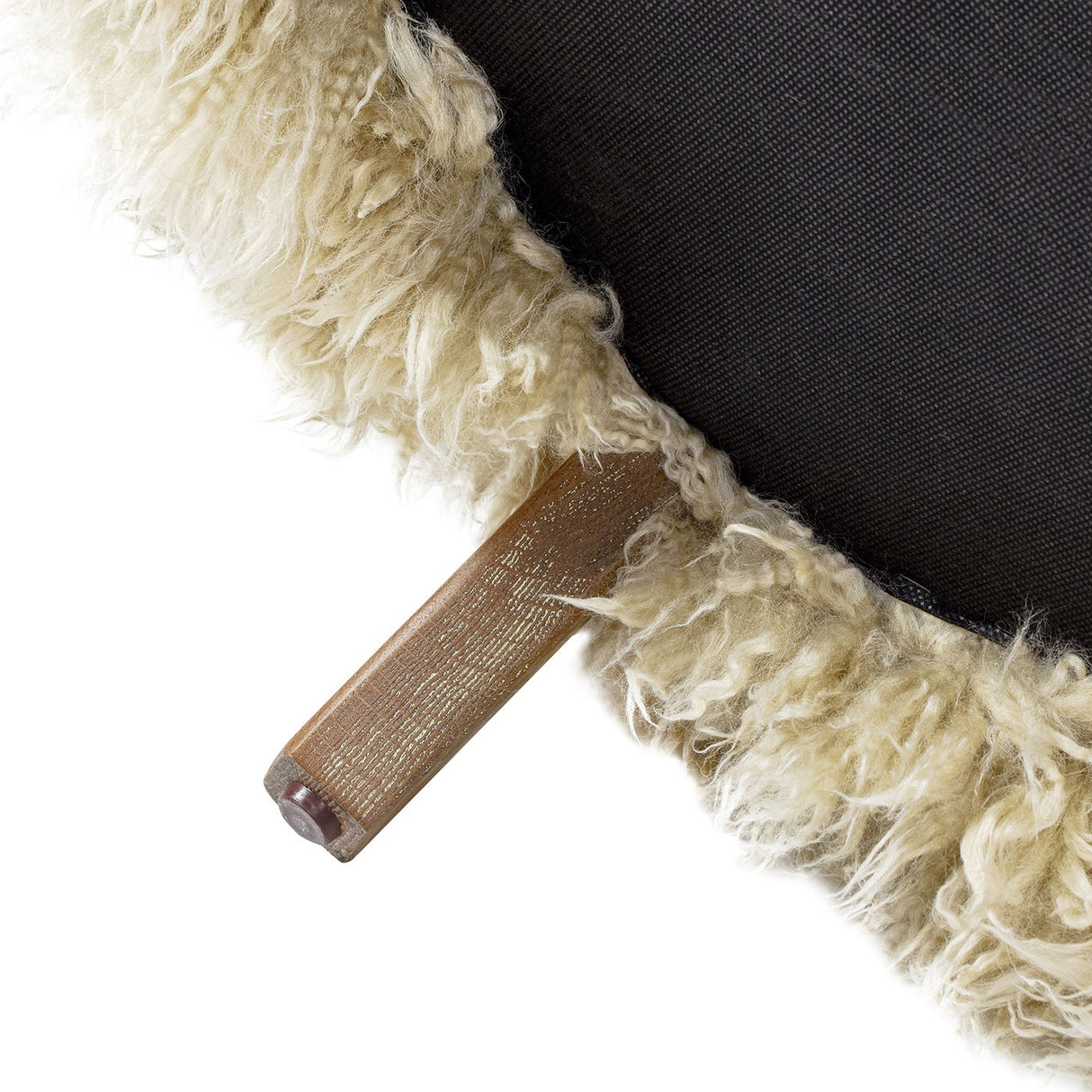 Enchante - New Zealand Sheepskin Accent Arm Chair - Taupe / Natural by Jennifer Taylor Home | Bel Furniture