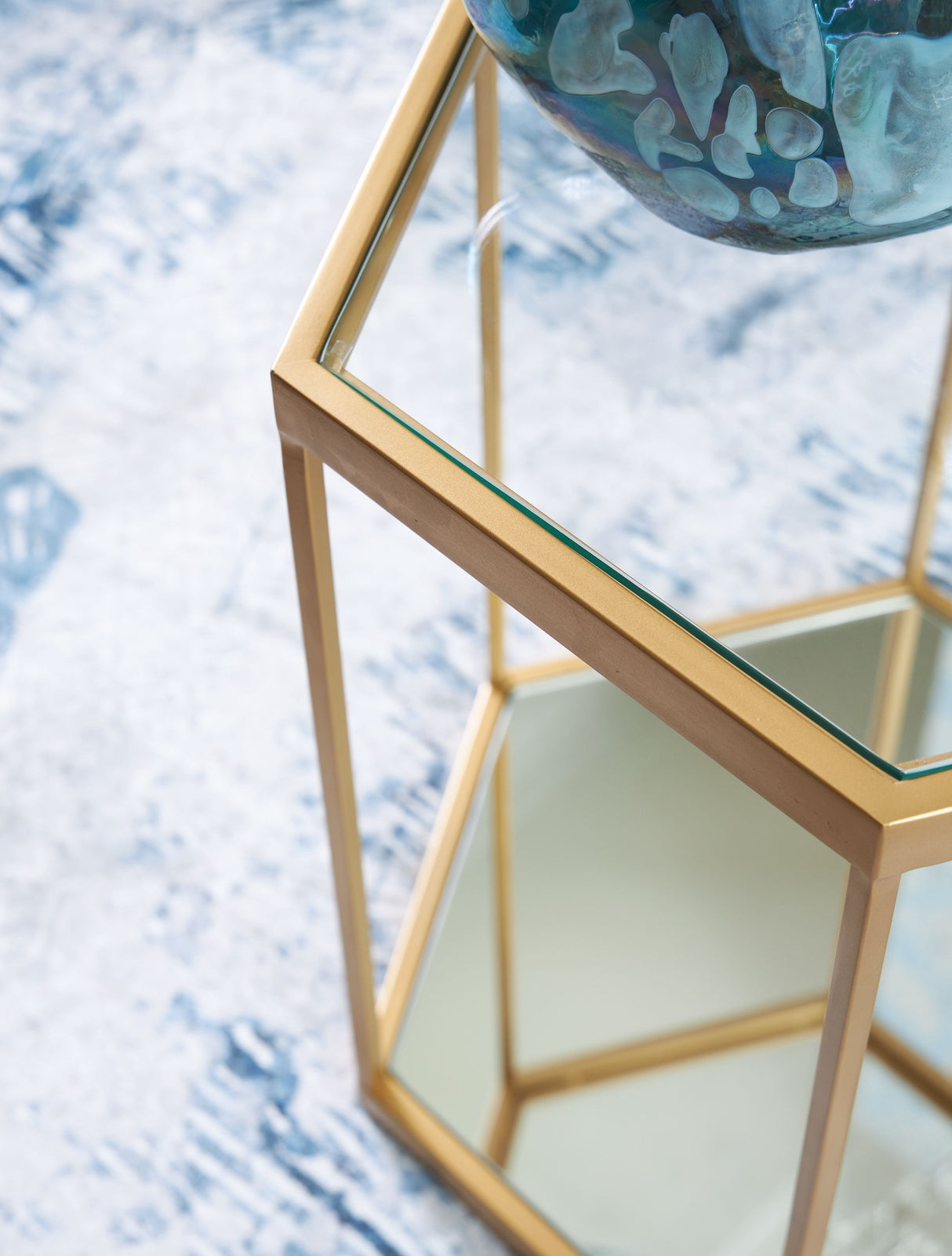Veerwick - Gold Finish - Accent Cocktail Table by Signature Design by Ashley® | Bel Furniture