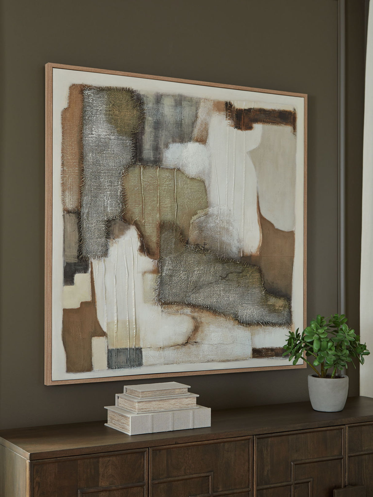 Wylander - Wall Art - Tan / Brown / Gray