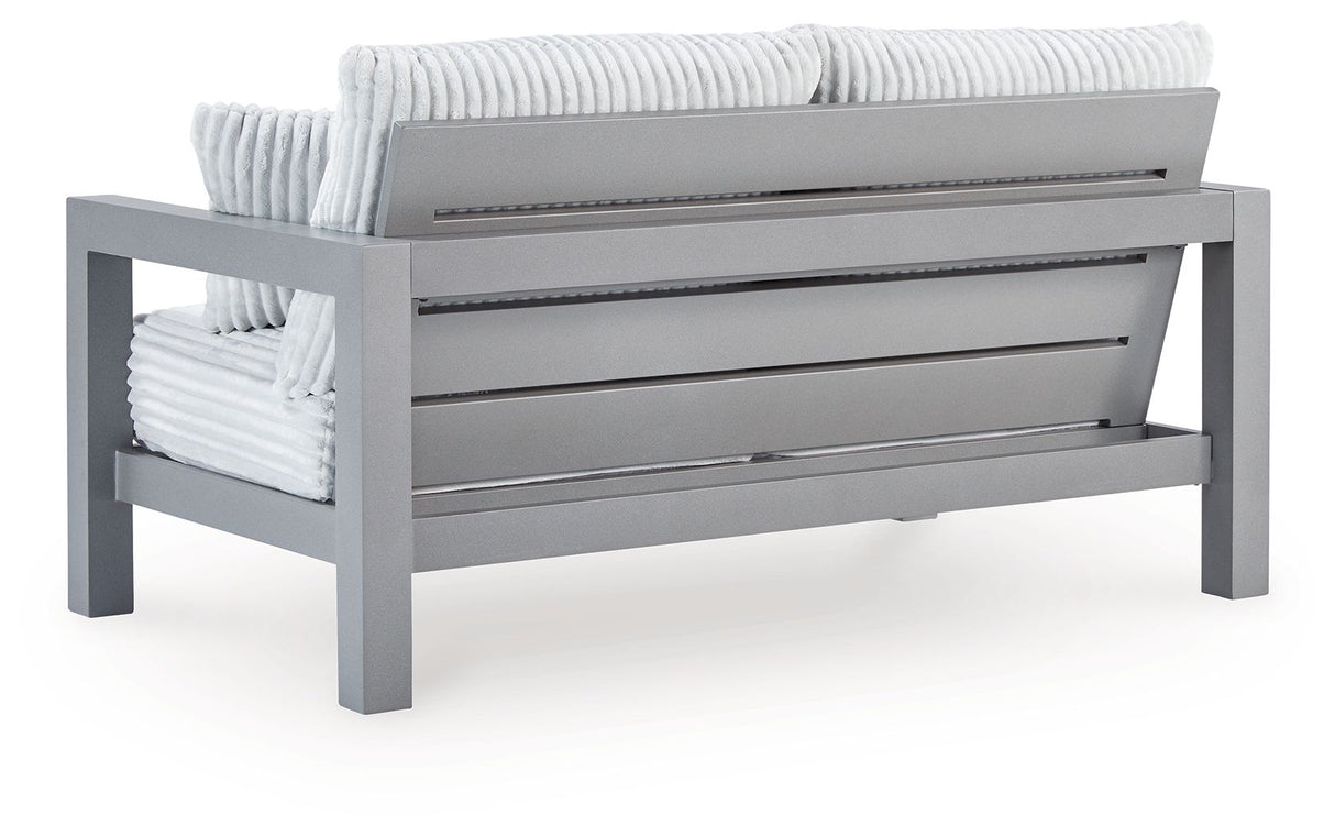 Hurley Park - Gray - Loveseat With Cushion by Signature Design by Ashley® | Bel Furniture