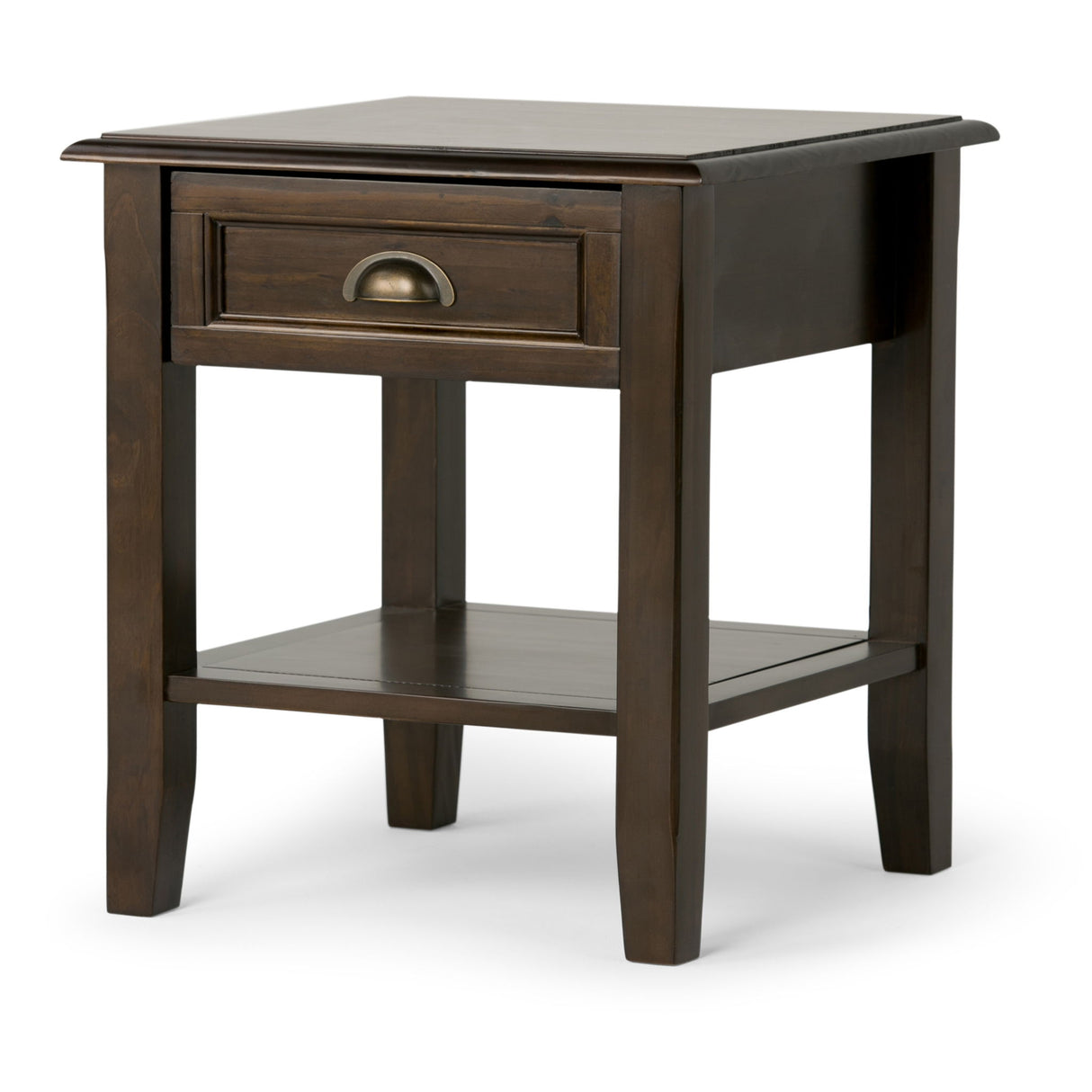 Burlington - End Table - Mahogany Brown by Simpli-Home | Bel Furniture