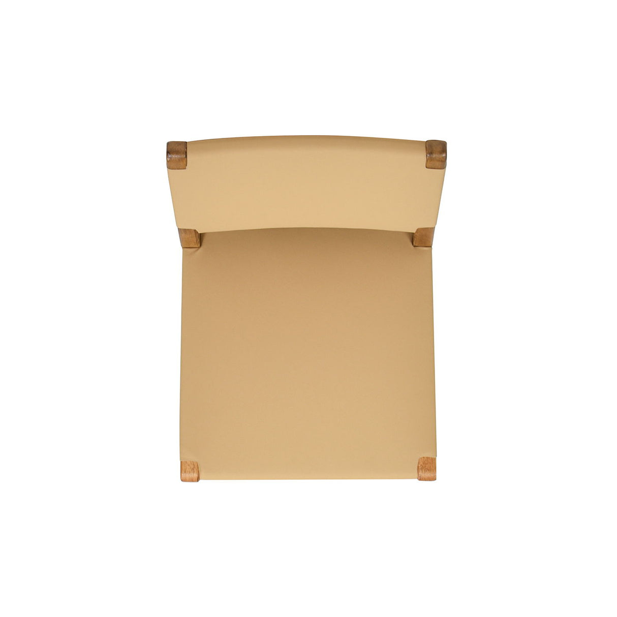 Pierre - Farmhouse Saddle Kitchen Island Counter Stool With Back - Sunkissed Beige Leather / Natural by Jennifer Taylor Home | Bel Furniture