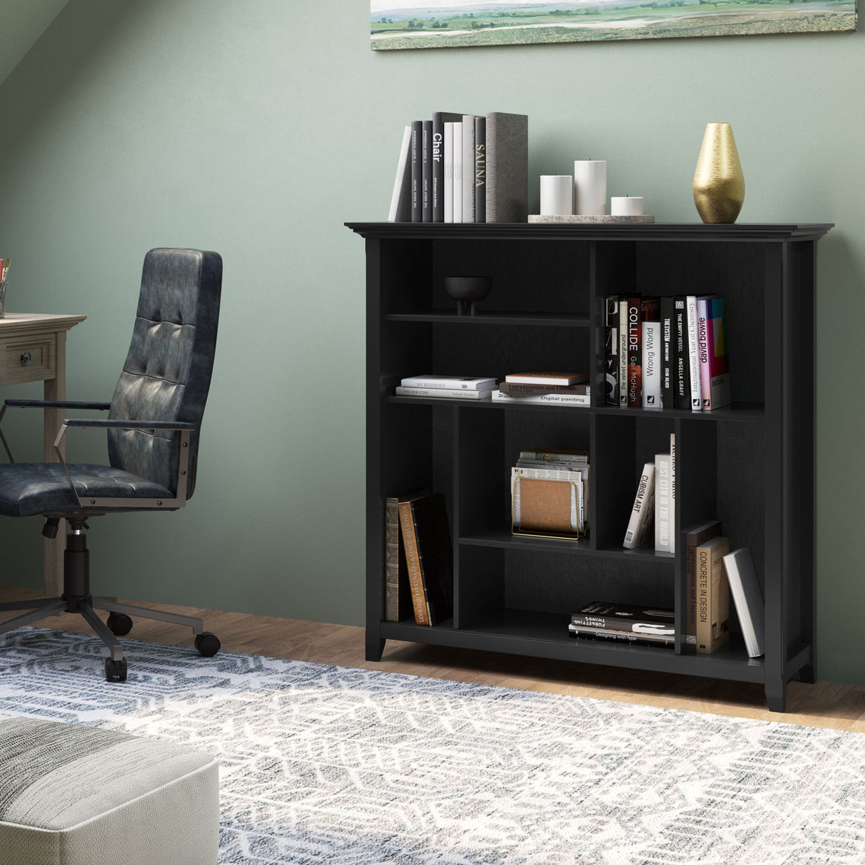 Amherst - Multi Cube Bookcase And Storage Unit by Simpli-Home | Bel Furniture
