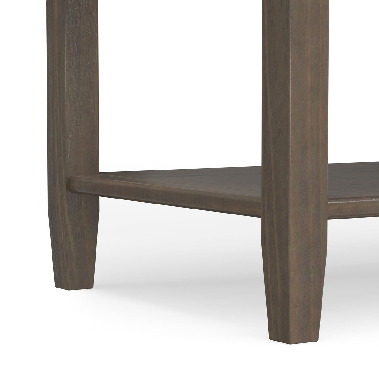 Ela - Console Table - Smoky Brown by Simpli-Home | Bel Furniture
