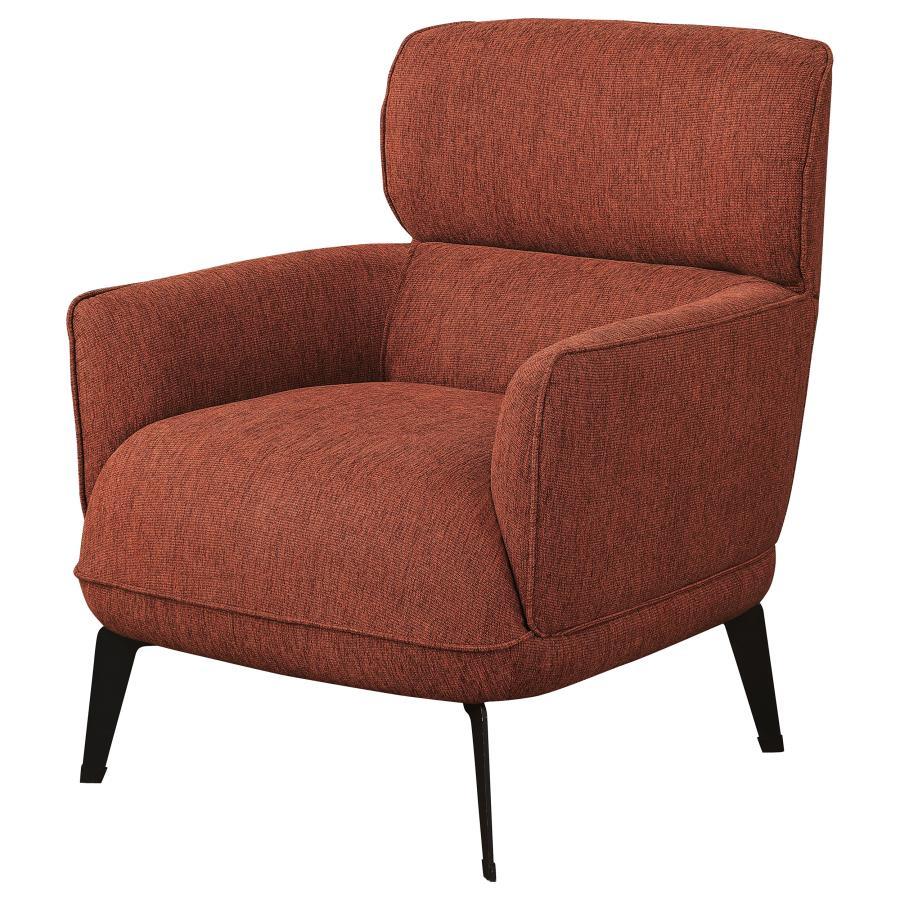 Andrea - Upholstered Crecent Arm Accent Chair by Coaster Fine Furniture | Bel Furniture