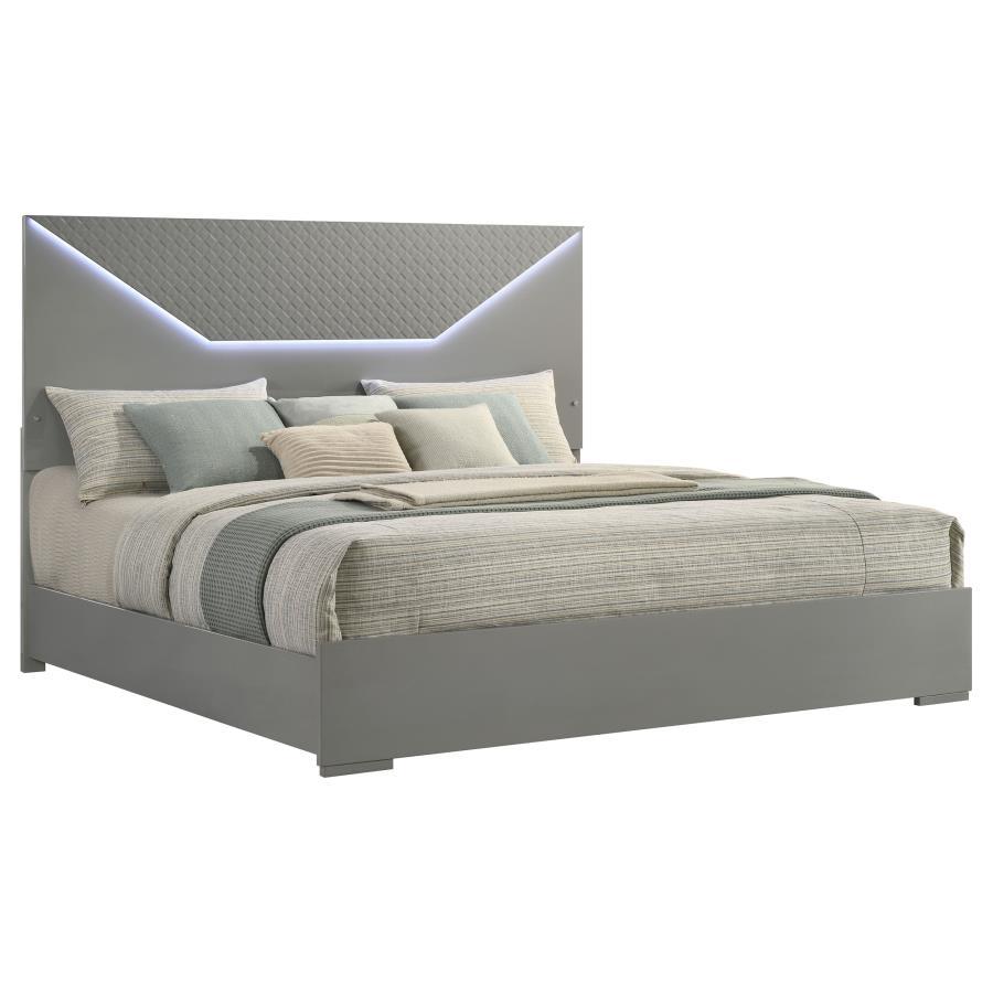 Ives - Panel Bed LED Headboard by Coaster Fine Furniture | Bel Furniture