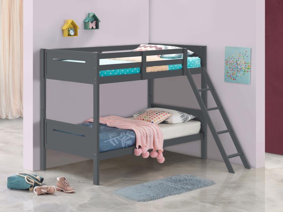 Littleton - Bunk Bed by CoasterEveryday | Bel Furniture