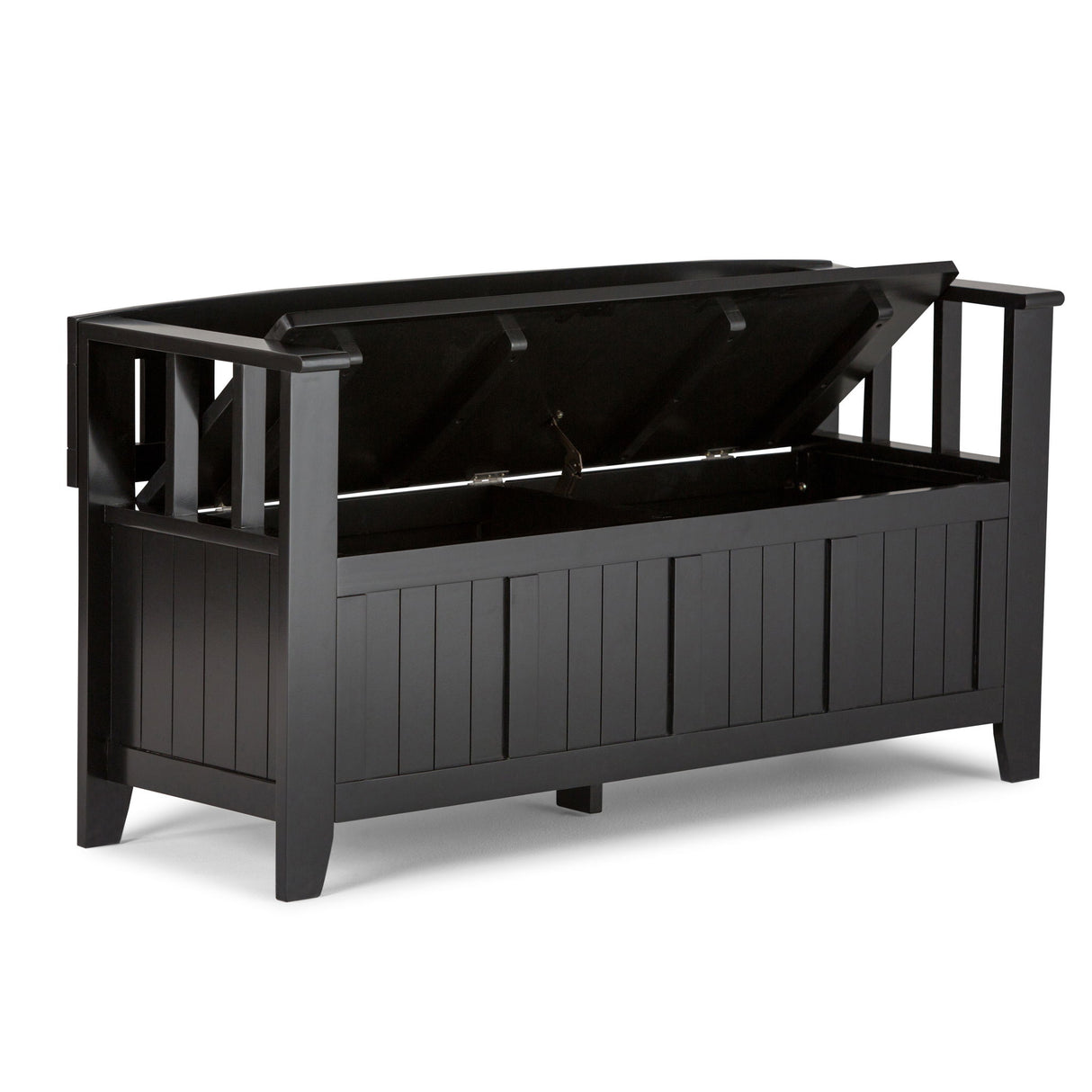 Acadian - Entryway Storage Bench, Handcrafted by Simpli-Home | Bel Furniture