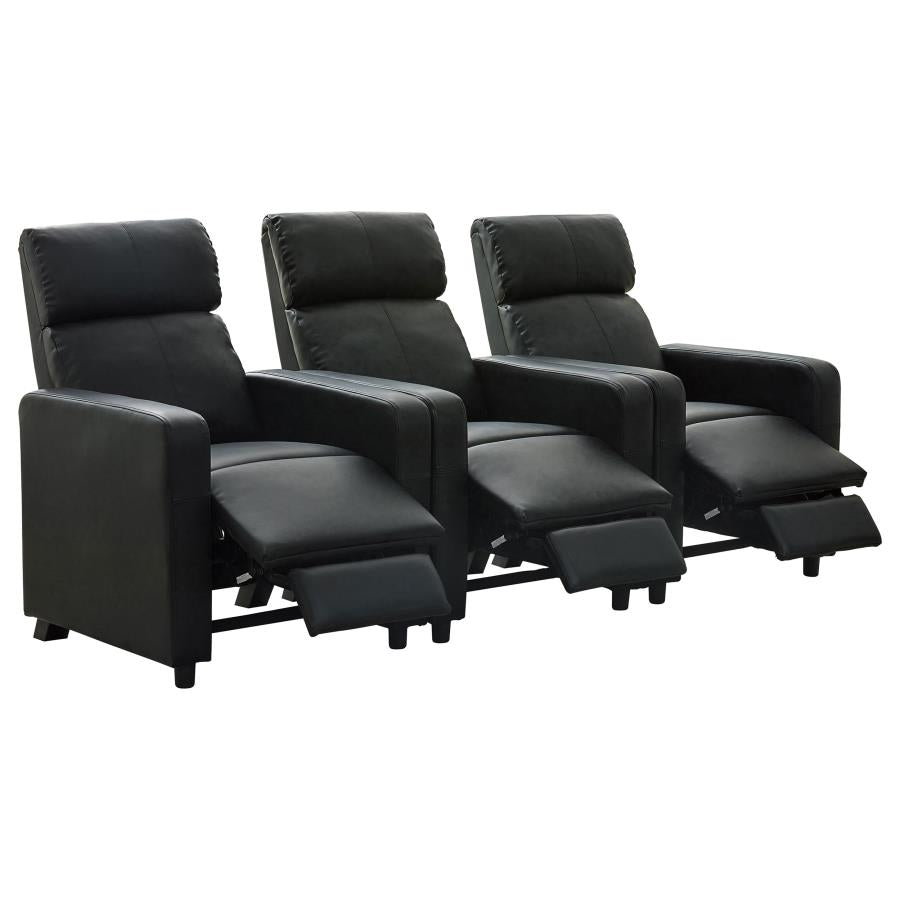 Toohey - Upholstered Tufted Recliner Living Room Set