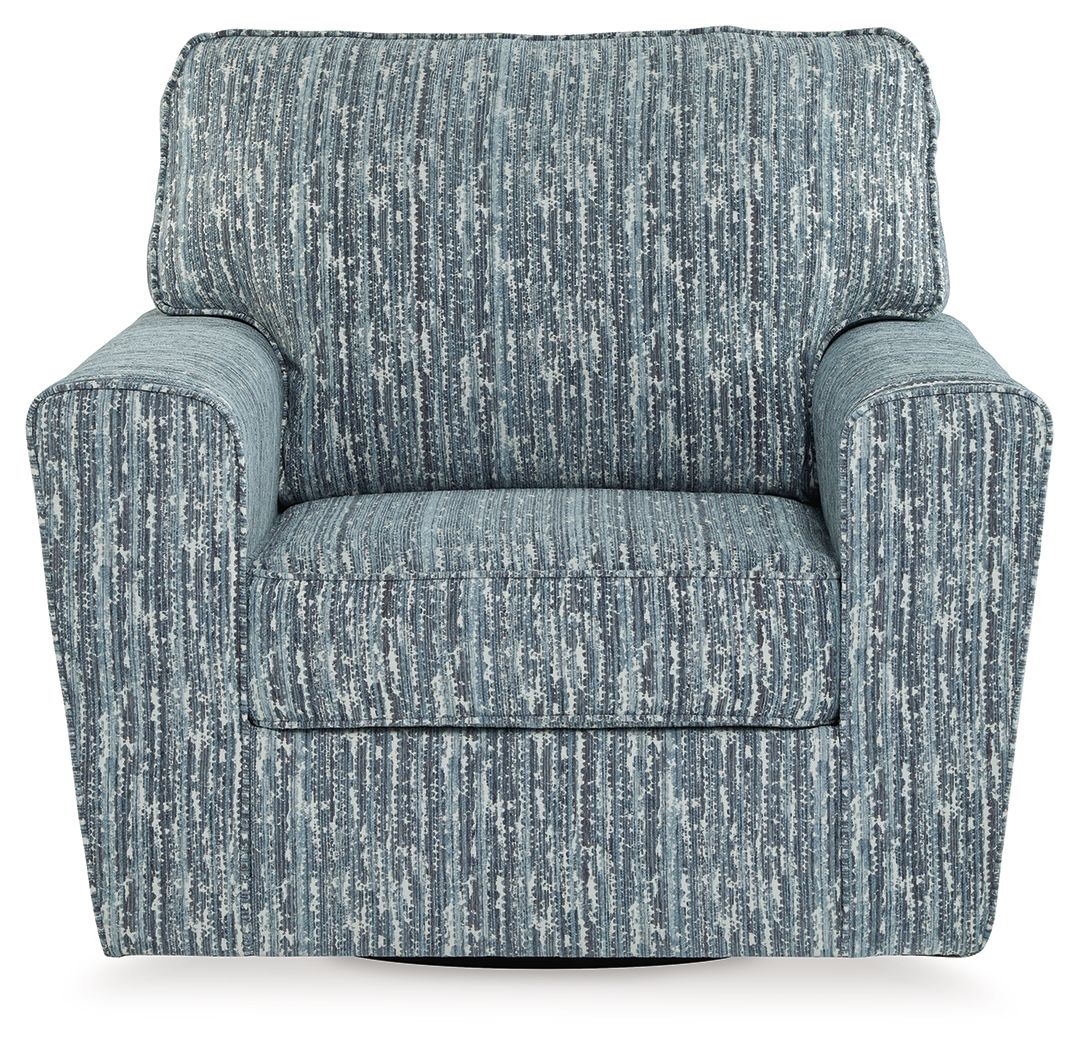 Aterburm - Twilight - Swivel Accent Chair by Signature Design by Ashley® | Bel Furniture