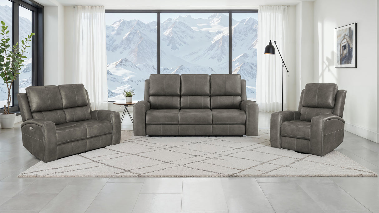Brickston - Triple Power Reclining Sofa Set