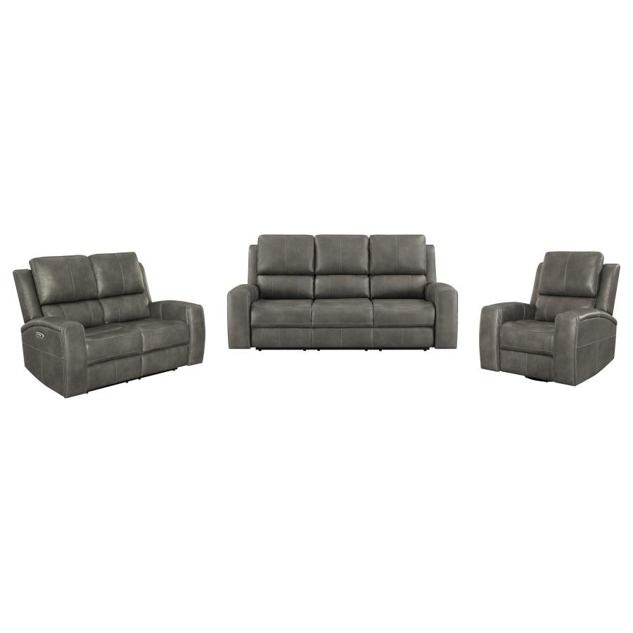 Brickston - Triple Power Reclining Sofa Set