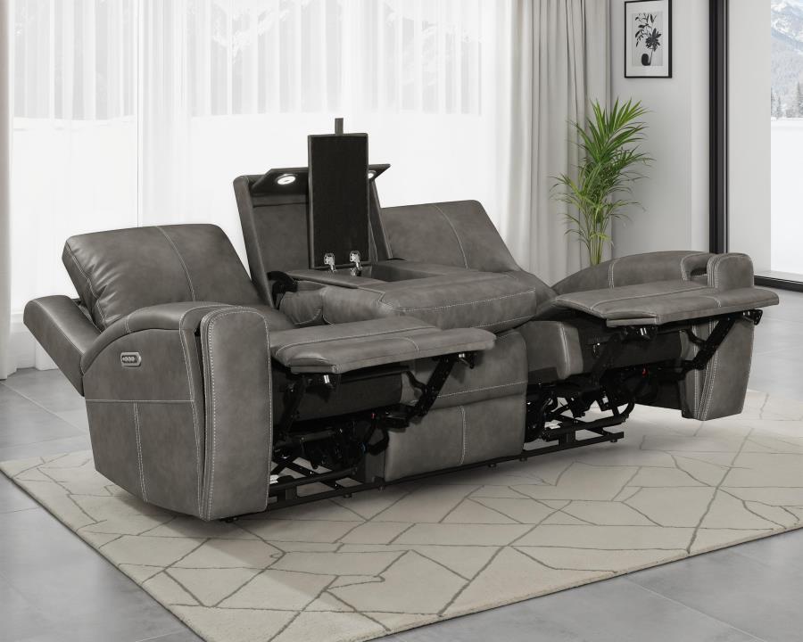 Brickston - Triple Power Reclining Sofa