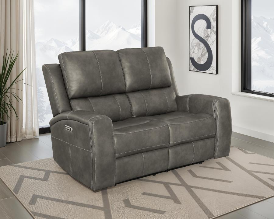 Brickston - Triple Power Reclining Loveseat