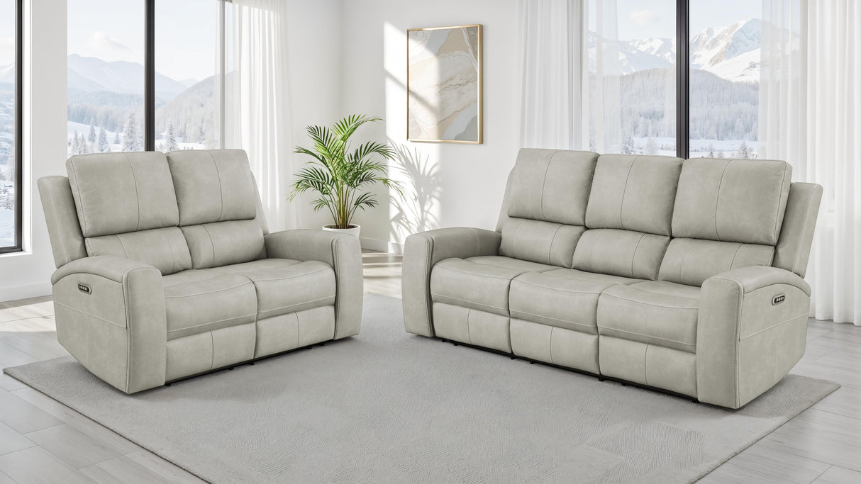 Brickston - Triple Power Reclining Sofa Set