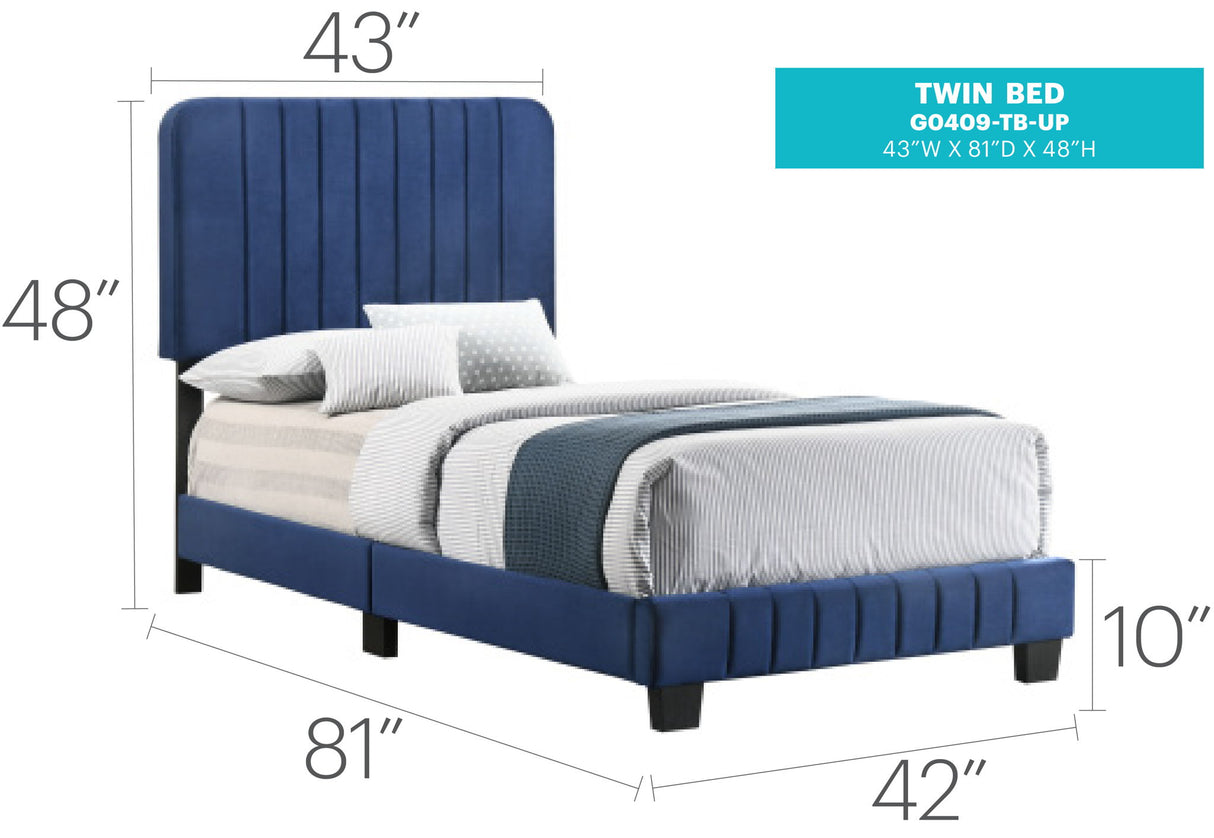 Channel Tufted Bed - view 28