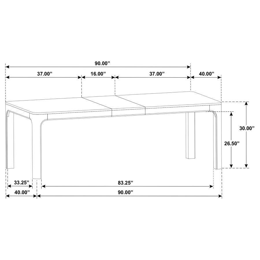 Solano - 90" Extension Dining Table - Weathered Mango