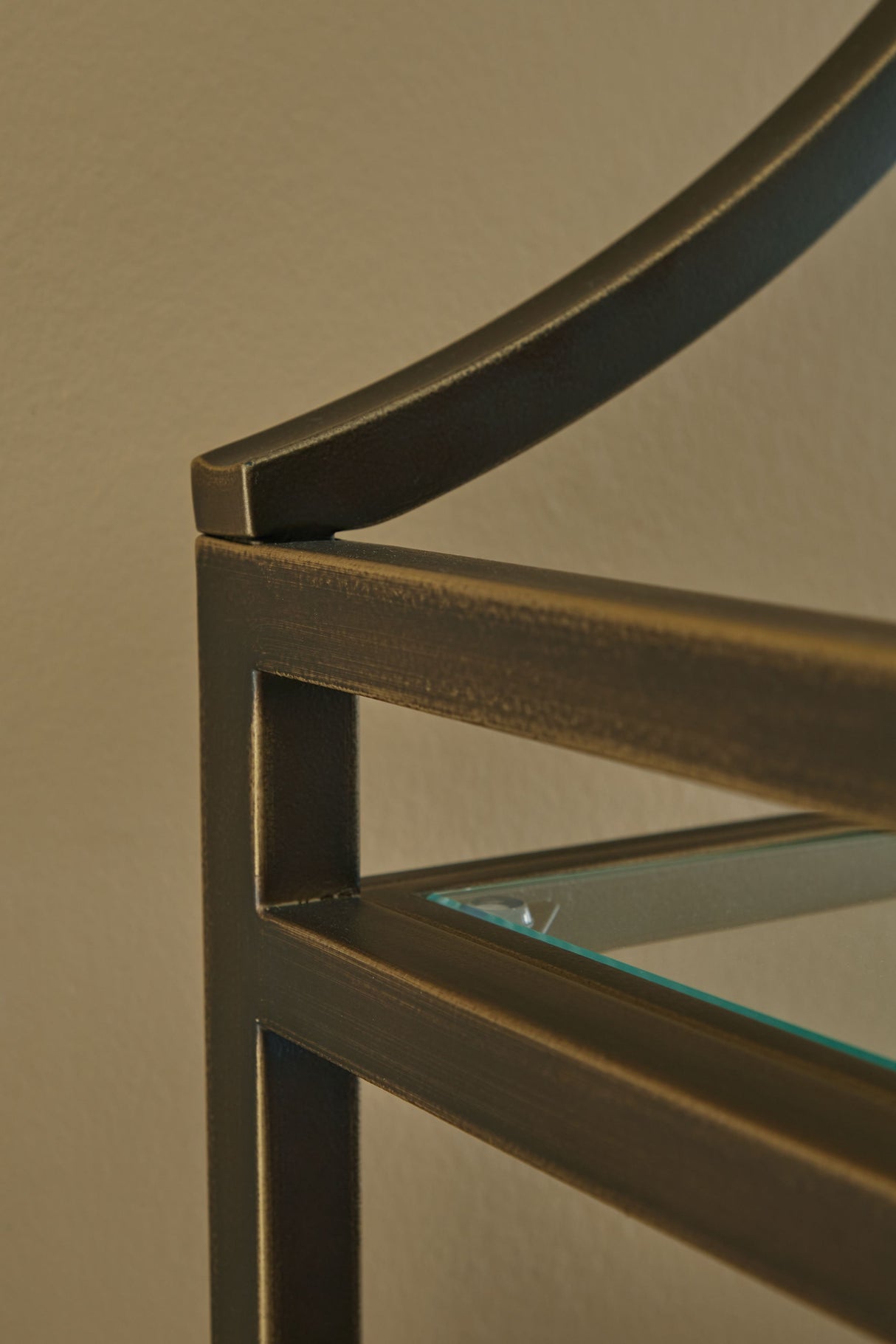 Bernonly - Antique Bronze Finish - Bookcase by Signature Design by Ashley® | Bel Furniture