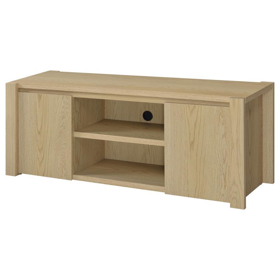 Laurelton - 3 Piece Entertainment Center TV Stand - Light Oak