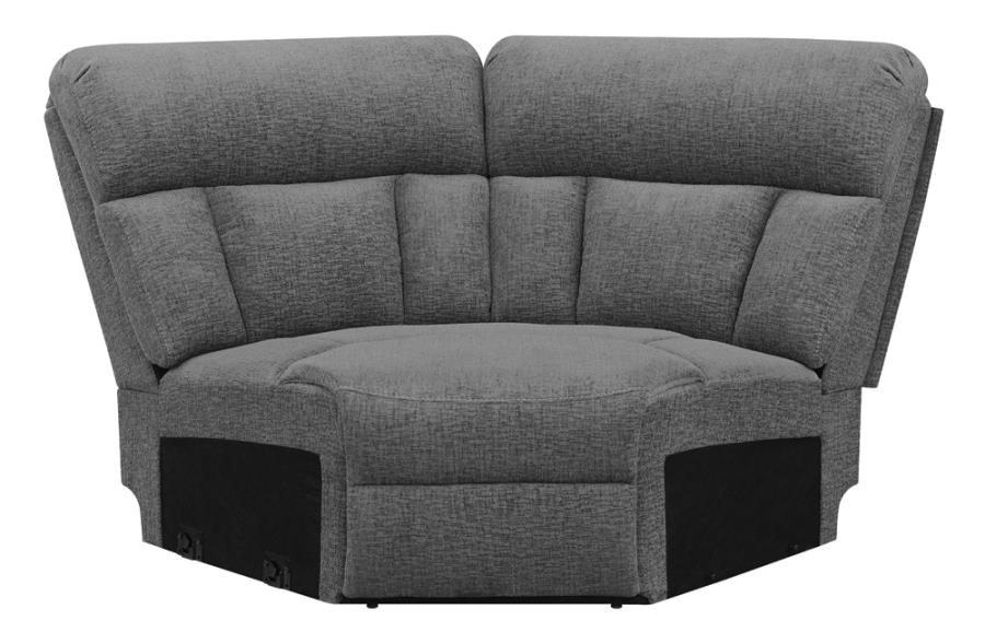 Bahrain Upholstered Sectional Piece Charcoal