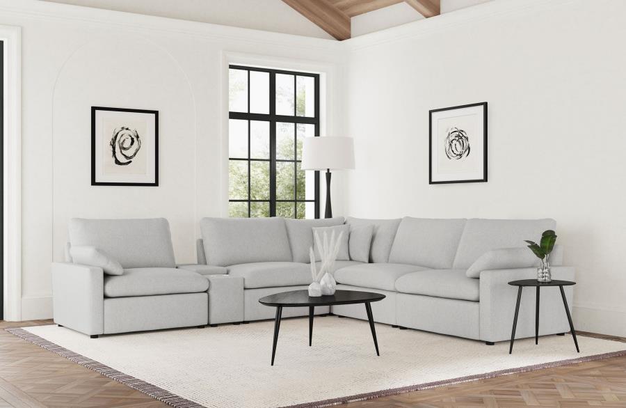 Collins - 6-Piece Modular Power Reclining Sectional