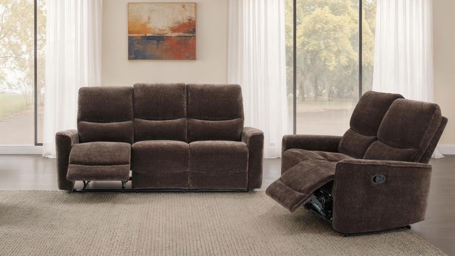 Navarro - Chenille Upholstered Reclining Loveseat