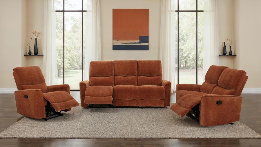 Navarro - Chenille Upholstered Reclining Sofa