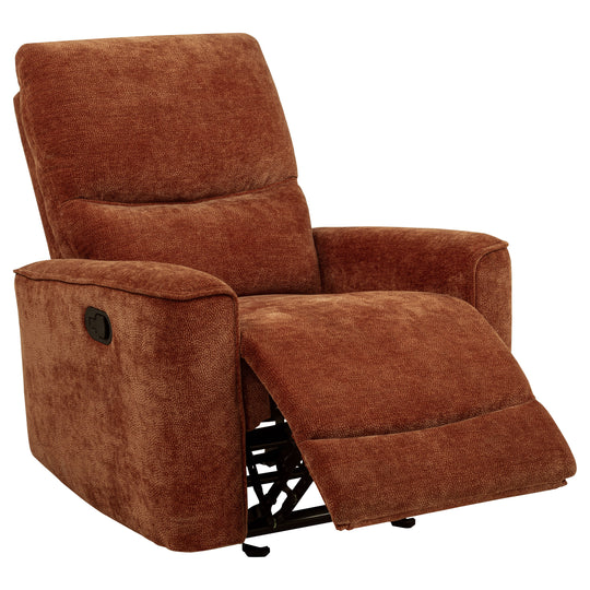 Navarro - Chenille Upholstered Glider Recliner
