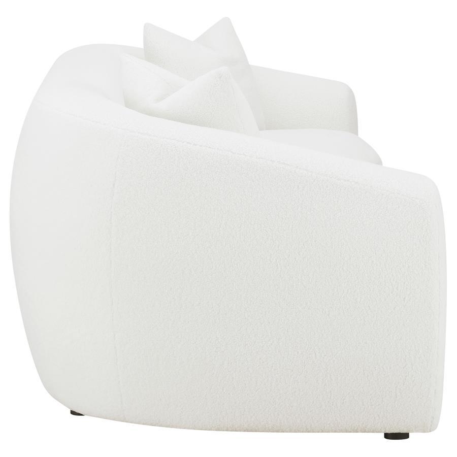 Isabella - Faux Sheepskin Upholstered Sofa Set by CoasterElevations | Bel Furniture