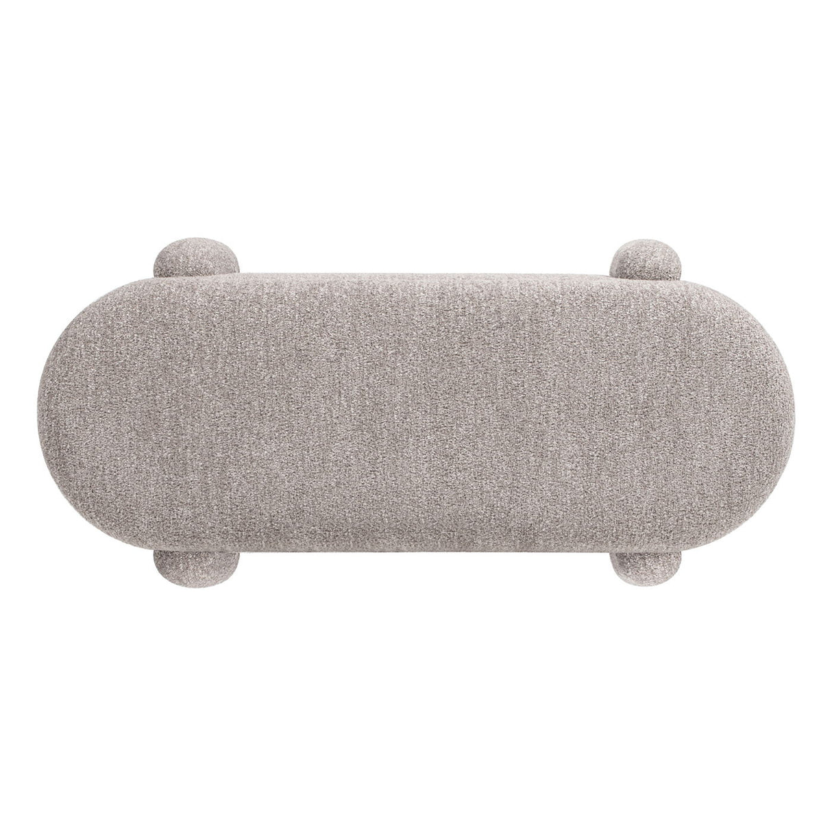 Hugo - Oval Fully Upholstered Storage Bench by Jennifer Taylor Home | Bel Furniture
