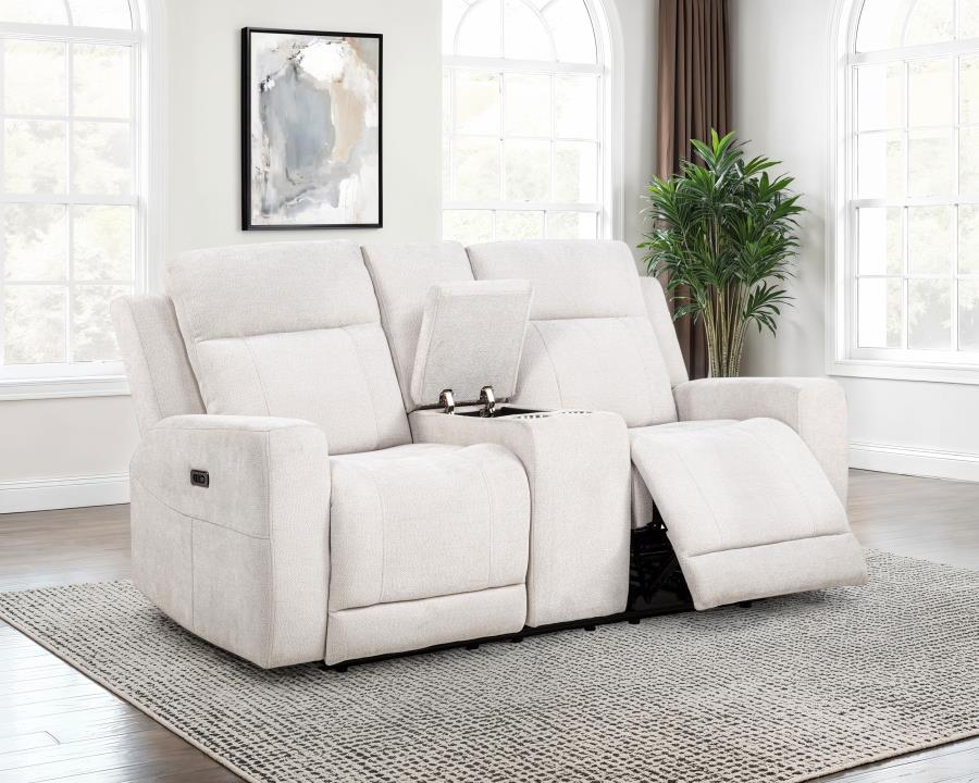 Kennett - Chenille Upholstered Power Reclining Loveseat