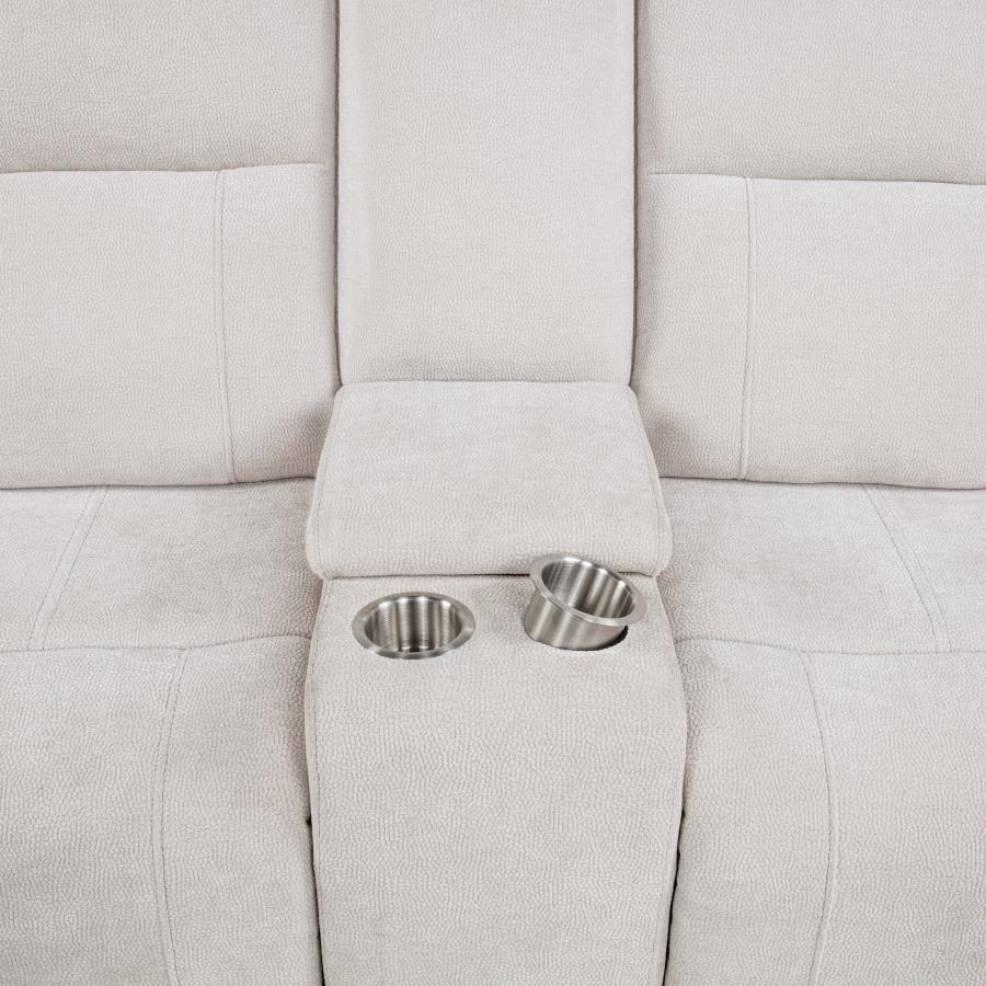 Kennett - Chenille Upholstered Power Reclining Loveseat