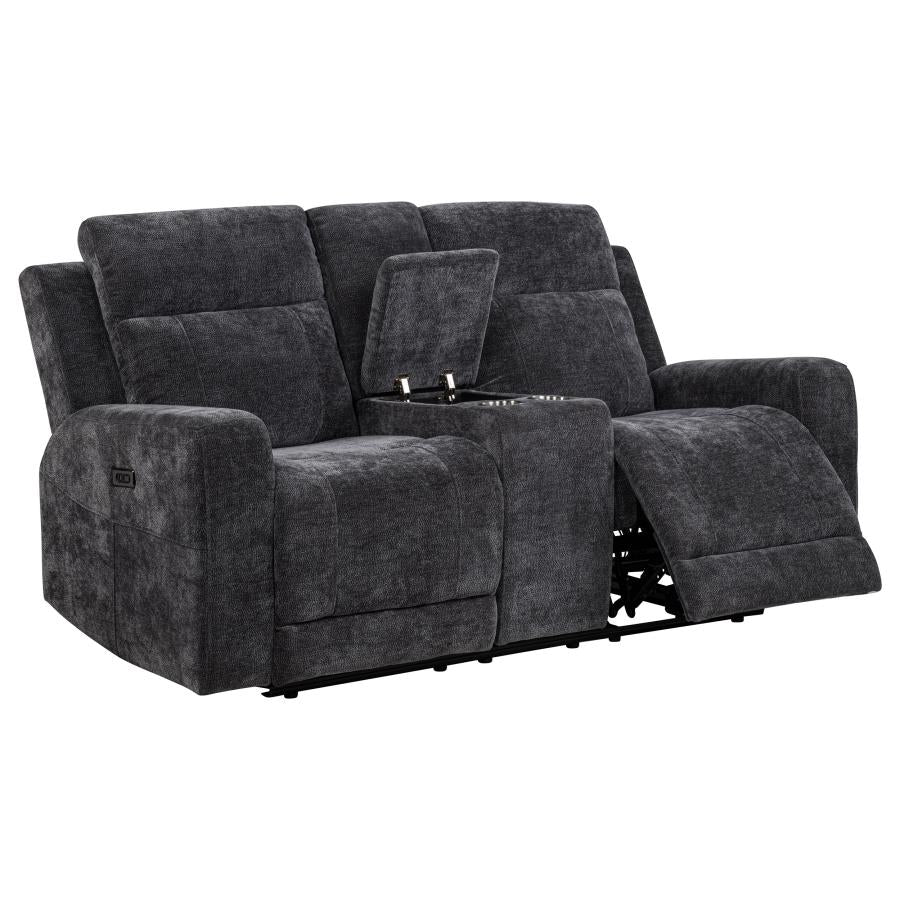 Kennett - Chenille Power Reclining Sofa Set