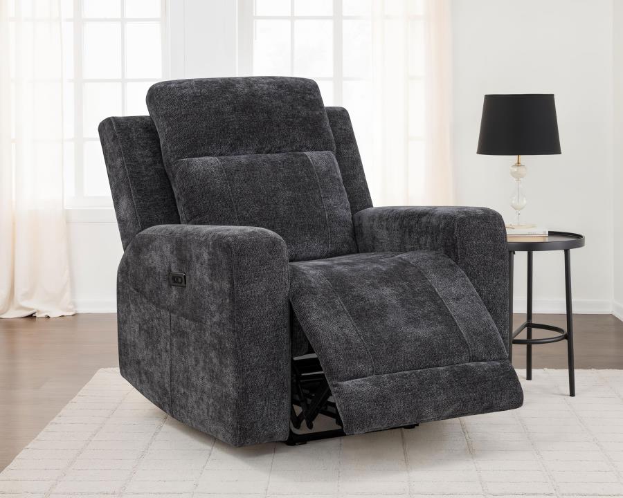 Kennett - Chenille Upholstered Power Recliner Chair